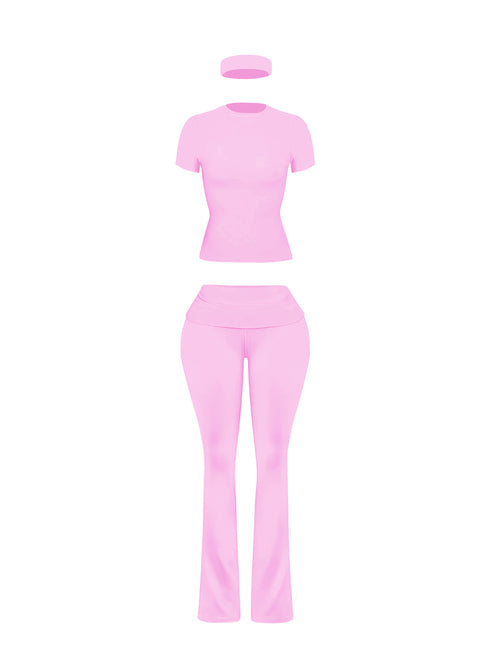Flare’D 3 Piece Sets (Bubblegum)