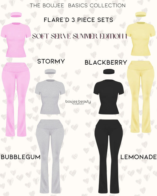 Flare’D 3 Piece Set (BlackBerry)